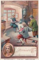 David Teniers Belgium Artist Printed Signed Bendorps Postcard Antique Trade Card