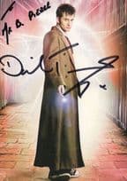 David Tennant Dr Doctor Who BBC Hand Signed Photo