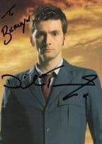 David Tennant Dr Who BBC TV Rare Hand Signed Photo