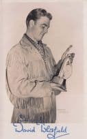 David Whitfield Tenor With Award Antique Hand Signed Photo
