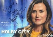 Dawn Steele as Ange Holby City RARE BBC Hand Signed Cast Card Photo