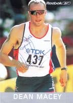 Dean Macey Decathlon Athlete Hand Signed Photo