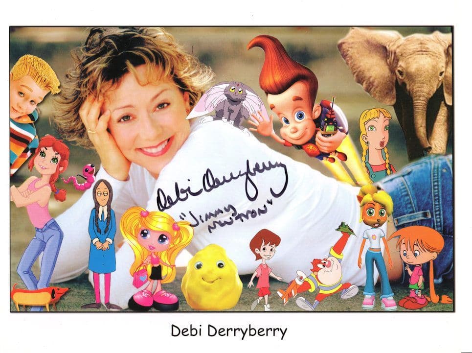 Debi Derryberry Jimmy Neutron Crash Bandicoot Peter Pan 10x8 Hand ...