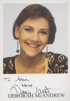 Deborah McAndrew Angie Freeman Coronation Street Hand Signed Cast Photo