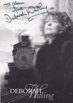 Deborah Watling Hand Signed Photo
