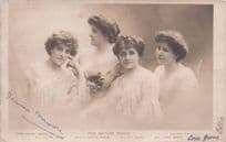 Decima Moore Edwardian Actress Hand Signed Postcard Please Read