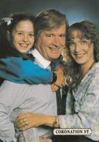 Deirdre Barlow Anne Kirkbride & Her Family Coronation Street Postcard