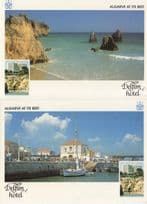 Delfim Hotel Portimao Portugal 2x Postcard s