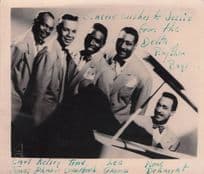 Delta Rhythm Boys Jazz Blues Band Vintage Hand Signed Photo