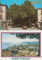 Denia Costa Blanca 2x Postcard