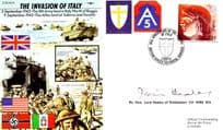 Denis Healey Labour MP WW2 Invasion Of Italy Hand Signed FDC