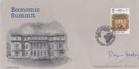 Denis Healey Vintage 1984 Limited Hand Signed Economic Summit FDC