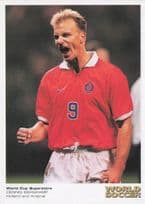 Dennis Bergkamp Arsenal Holland Football World Soccer Postcard