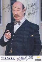 Dennis Lill Mr Rose The Royal ITV Show Rare Hand Signed Cast Card Photo