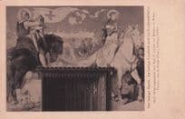 Der Heilige Martin Elisabeth Kinderwallfahrt German Old Painting Postcard