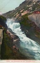 Der Reussfall bei der Teufelsbrucke Old Switzerland Postcard