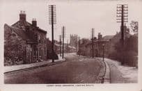 Derby Road Swanwick Looking South Old Real Photo Postcard