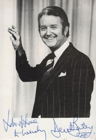 Derek Batey At Cubicle Mr & Mrs Quiz Show Hand Signed Photo