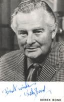 Derek Bond as Mature Portrait Rare Undedicated Hand Signed Old Photo