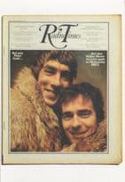 Derek & Clive Peter Cook & Dudley Moore TV Show Radio Times Postcard