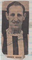 Derek Hogg Leicester WBA FC Old Hand Signed Picture Autograph