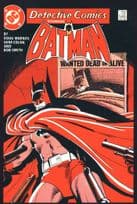 Detective Comics Batman 1985 Comic Book Wanted Poster Art Postcard
