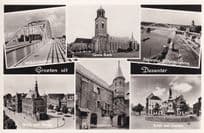 Deventer Dutch Multi View Postcard