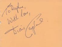 Diana Coupland Bless This House Antique Hand Signed Autograph Page