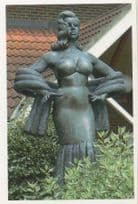 Diana Dors Risque Film Statue Swindon Wiltshire Rare Trade Card