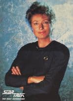 Diana Maldaur Ships Medic Star Trek The Next Generation Postcard