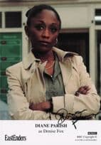 Diana Parish Rare BBC Eastenders Alternative Hand Signed Cast Card Photo