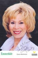 Diane Blackstock Emmerdale Farm Hand Signed Cast Card Photo (1)