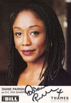 Diane Parish as DC Eva Sharpe The Bill Hand Signed Cast Card Photo