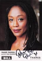 Diane Parish DC Eva Sharpe The Bill RARE ALT Hand Signed Cast Photo