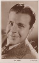 Dick Powell Film Kurier Series Antique Signed RPC Postcard