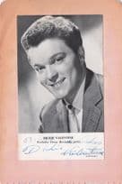 Dickie Valentine Singer Decca Records Old Hand Signed Photo