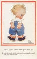 Didnt Expect a Kick in the Pants from You Mabel Lucie Atwell Old Postcard