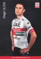 Diego Ulissi Italy Italian UEA Arab Emirates Cyclist Team Postcard