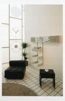 Dieter Rams Braun German Clocks Wall Radio London Exhibition Postcard