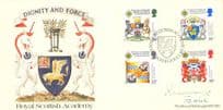 Dignity & Force Lord Cameron Edinburgh Scottish Hand Signed 1987 FDC