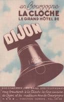 Dijon French Map Large Bell Ringing Old Advertising Card