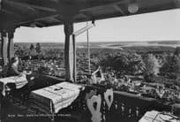 Diner's Amazing View Oslo Holmenkollen Restaurant RPC Postcard