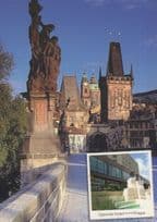 Diplomat Hotel Prague Czech Postcard