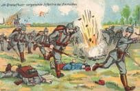 Dixmude Dicksmuide German Belgium WW1 War Postcard Please Read