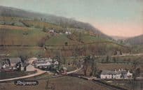 Dolywern Llangollen Wales Aerial Antique Postcard
