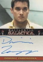 Dominic Zamprogna Battlestar Galactica Hand Signed Photo Card
