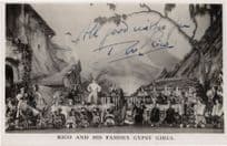 Don Rico & His Gypsy Girls Orchestra Italian Theatre Hand Signed Photo