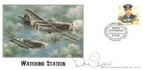 Don Shaw Watching Station P51 D-Day Bomber Pilot LTD TO 50 Hand Signed FDC