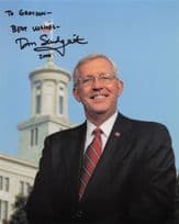 Don Sundquist Tennessee USA Politician 10x8 Hand Signed Photo
