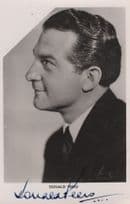 Donald Peers Welsh Singer Hand Signed Rare Photo
